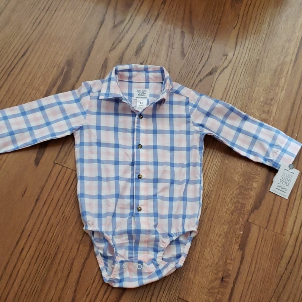 Carters special occasion button up shirt